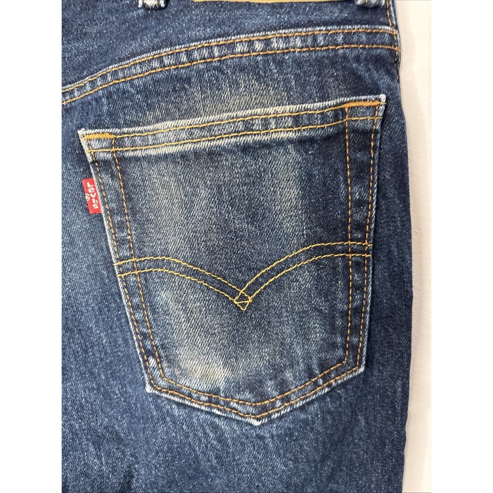 Levi's 517 Bootcut Jeans Mens 30x30 Distressed Hole Fade Western Modern Cowboy - Picture 3 of 13